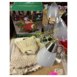 Tree skirt, inflatable Snoopy, bath scale, 3-lamps