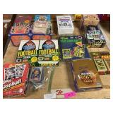 Boxes of Assorted Sports Cards