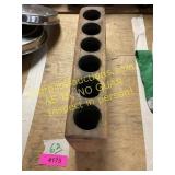 Wooden candle holder