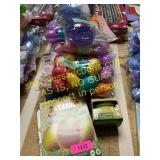 Easter eggs, coloring kits and giant eggs