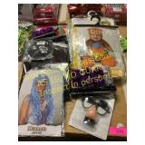 Halloween decorations and costumes