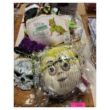 Halloween decorations and costumes