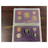 1992 and 1993 coin sets