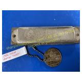 Harmonica, 1956 Cedar Rapids token