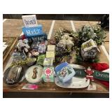 Holiday decorations, Smurf glasses