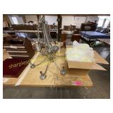 Chandelier with glass globes