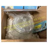 Glass Jar and Thermometer