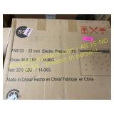 23" electric fireplace