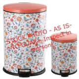 Pioneer Woman Combo Trash Can Set