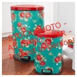 Pioneer Woman Heritage Floral Combo Trash Can