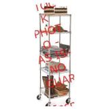 5 Tier Tower rack with3" Casters