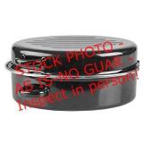 Home Basics 12-inch Enamel Roaster