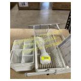 Over the door organizer/ three baskets