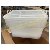 6 life story totes and one lid