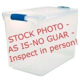 Homz 112qt Latching Box