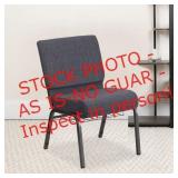 Accent chair dark gray fabric