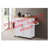 White beech Kitchen island 35x43x15"