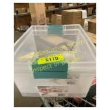 2 sterilite storage containers without lids