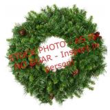 Holiday Cheyenne 24" pine wreath
