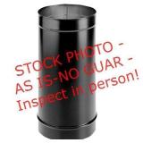 Durablack single wall 48" stovepipe