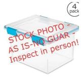Sterilite 32 quart gasket box ( cracked )