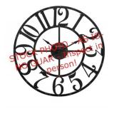 Bulova oversized metal gallery clockC4821-Gabriel