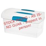 Sterilite Show Offs nesting totes, 6 totes, 1 lid