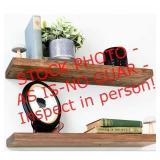 Willow &Grace Light Walnut Shelves