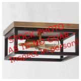 Hampton Bay Boswell Quarter 12-1/2 in. 2-Light