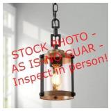 LNC Corta 1-Light Black Modern Farmhouse Hanging