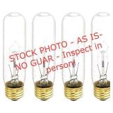 Bulbrite 60-Watt T10 Clear Dimmable Warm White