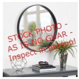 Kate and Laurel Medium Round Black Contemporary