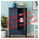 StyleWell Midnight Blue Wood Kitchen Pantry