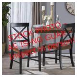 Unbranded Roshan Black and Walnut Acacia Wood