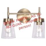 Kenroy Home Delgato 2-Light Antique Brass