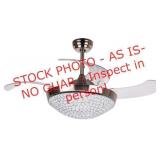 Parrot Uncle Elaine 46 in. LED Indoor Chrome