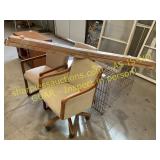 Chairs, cage, blinds