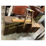 2 set speakers, step ladder