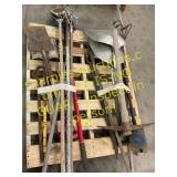 Pallet of Garden Tools