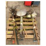 Pallet of Garden Tools