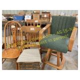 Dining Chairs, Cabinet