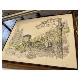 Wall Hanging, Books, Gloves