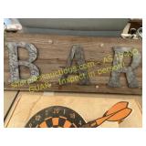 Bar Sign, Dart Board