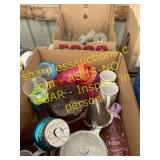 Snippy cups, Glassware