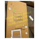 Casual Home Kitchen Island Black