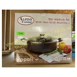 Alpine cuisine 12 qt pot - non stick aluminum
