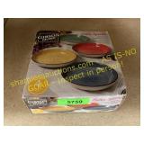 Gibson Home Color Speckle Salad Bowls