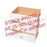 Ez Track 24x8x13" White Drawer Unit