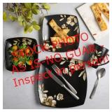 Gibson Elite 16 piece square dinnerware