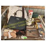 Blanket, shoes, household